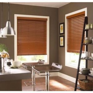 Rèm sáo gỗ 25mm STW002 Nâu nhạt