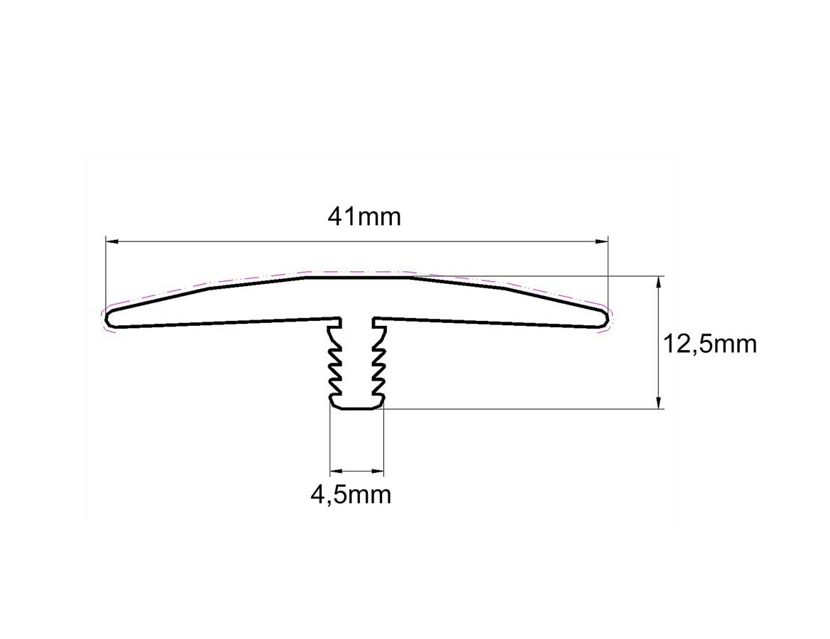 Nẹp Nhựa Nối Sàn NS205 - Ảnh 2