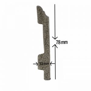 Len chân tường nhựa cao 7.8cm SB701