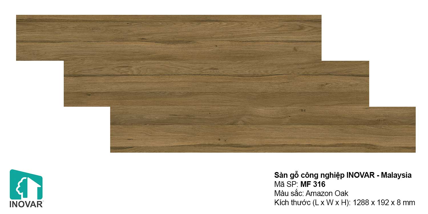 Sàn gỗ Inovar MF316 dày 8mm