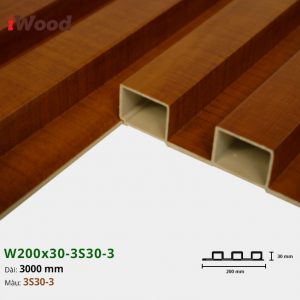 Tấm ốp tường trần 3 sóng iWood 3S30-3