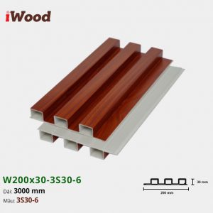 Tấm ốp tường trần 3 sóng iWood 3S30-6