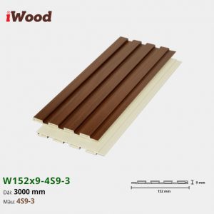 Tấm ốp tường trần 4 sóng iWood 4S9-3