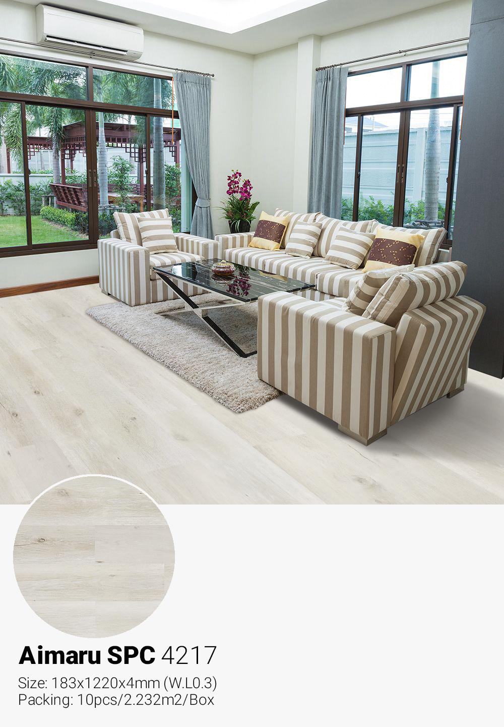 Sàn nhựa hèm khóa Aimaru SPC dày 4mm 4217
