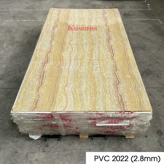 Tấm ốp tường nhựa PVC vân đá 2022