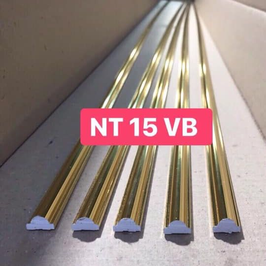 Chỉ khung viền màu vàng bóng 1.5cm NT15-VB