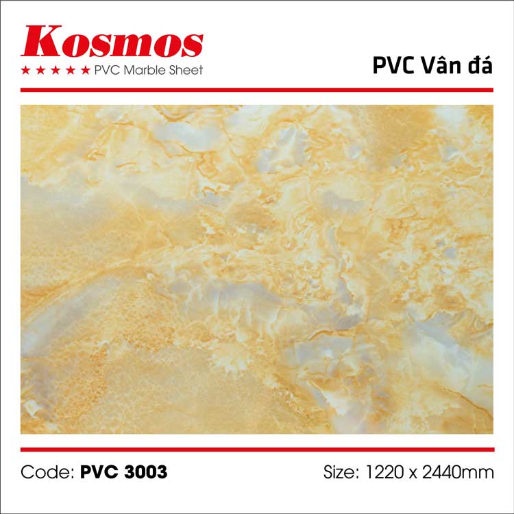 Tấm ốp tường PVC vân đá (nhựa giả đá) 3003