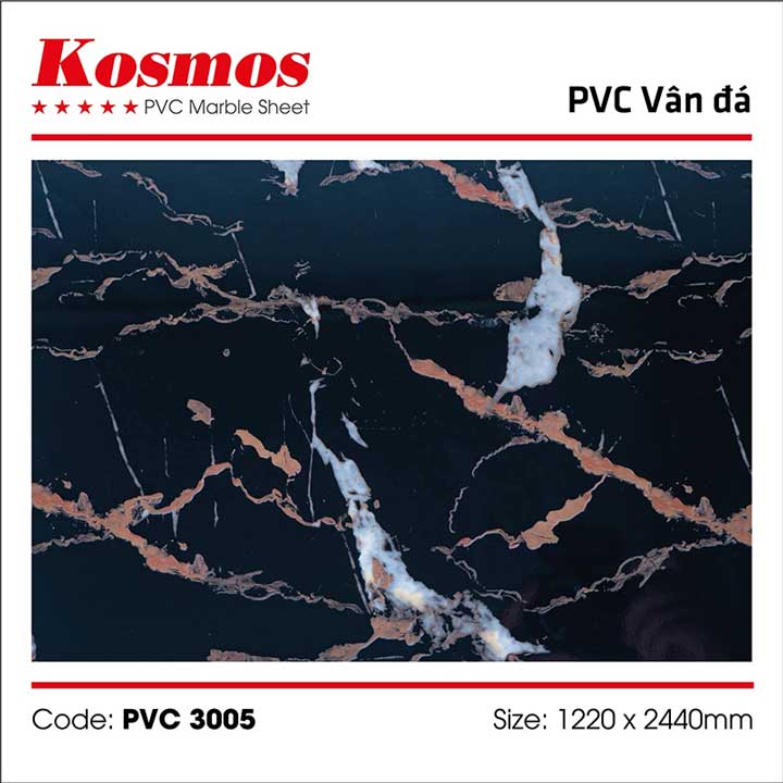 Tấm ốp tường PVC vân đá (nhựa giả đá) 3005