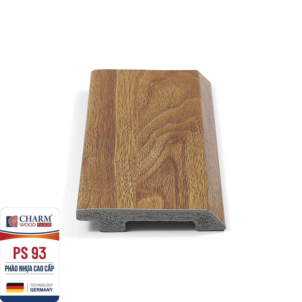 Len chân tường vân gỗ cao 9cm màu nâu PS 93