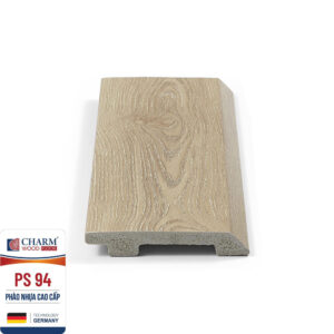 Len chân tường vân gỗ cao 9cm màu nâu PS 94