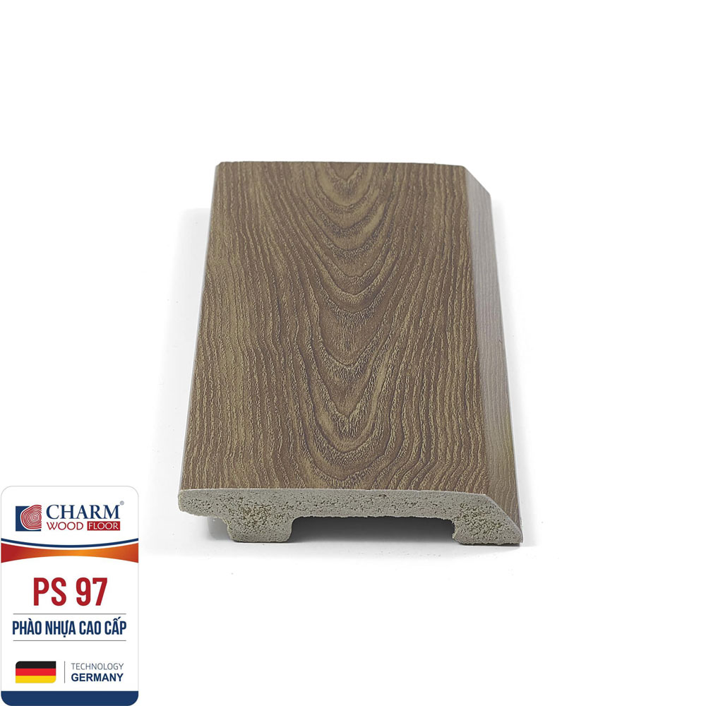 Len chân tường màu nâu cao 9cm PS 97