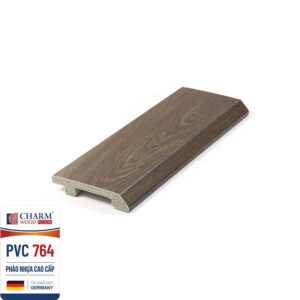 Len chân tường nhựa vân gỗ cao 7.5cm PVC 764