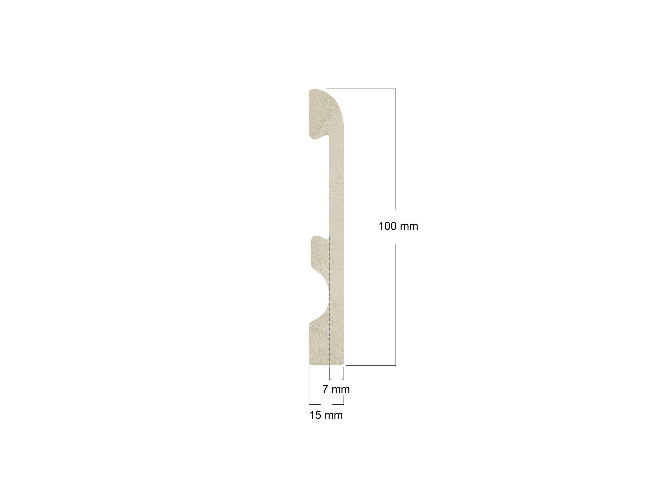 Len Chân Tường Nhựa Màu Đen Cao 10cm